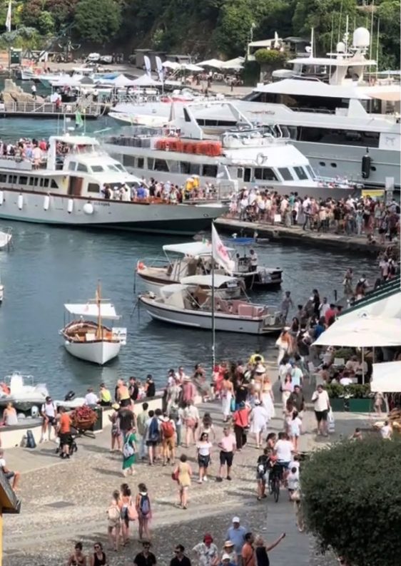 Πορτοφίνο υπερτουρισμός, τουρισμός πορτοφίνο 